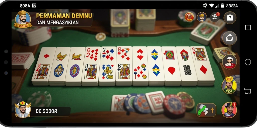 Tampilan gameplay seru dan menantang dari 898A.
