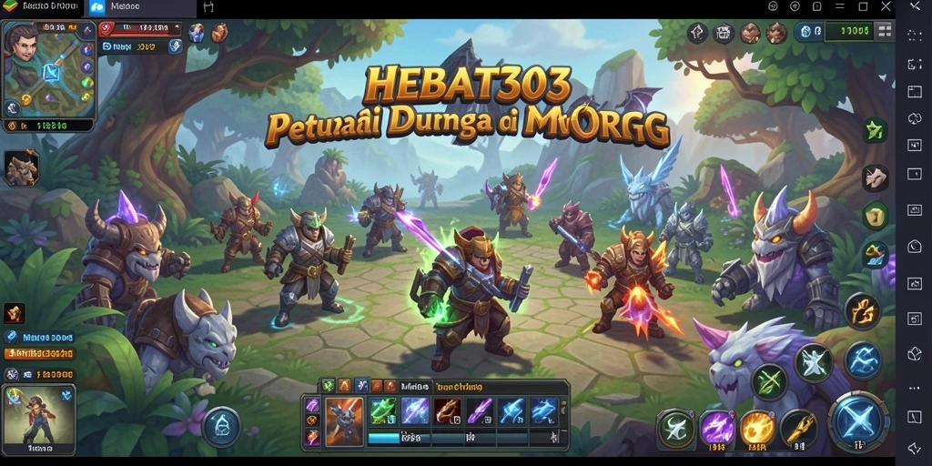Tampilan menarik dari gameplay HEBAT303 yang seru.