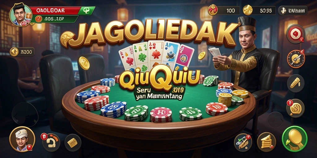 Screenshot gameplay <strong>JAGOLEDAK</strong> menunjukkan aksi seru QiuQiu.