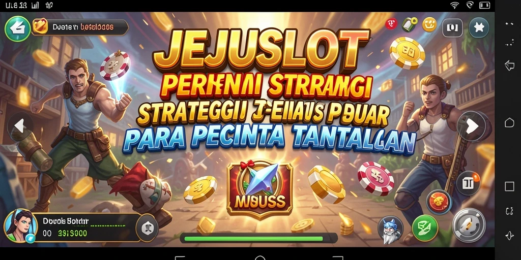 Tampilan menarik dari gameplay JEJUSLOT dengan aksi strategi.