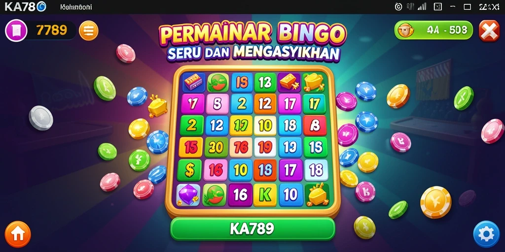 Tampilan gameplay KA789 yang menarik dalam permainan Bingo.