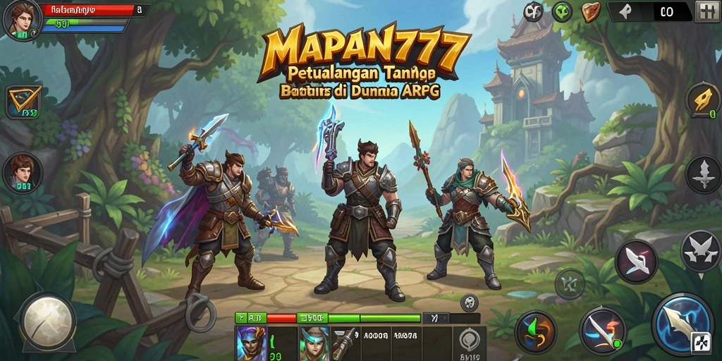 Gameplay seru di dunia fantasi penuh petualangan.