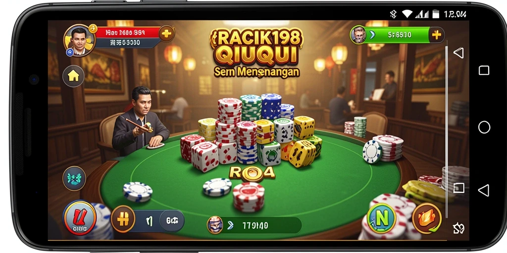 Screenshot gameplay QiuQiu yang menampilkan keseruan permainan.