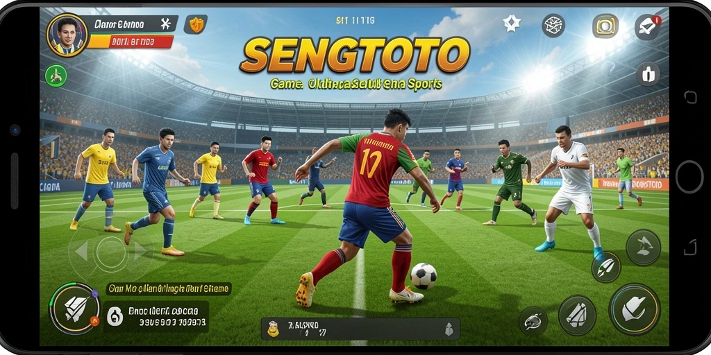 Screenshot SENGTOTO menunjukkan gameplay yang seru dan dinamis.