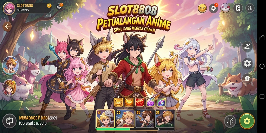Gameplay SLOT8808 dengan karakter Anime untuk petualangan seru.