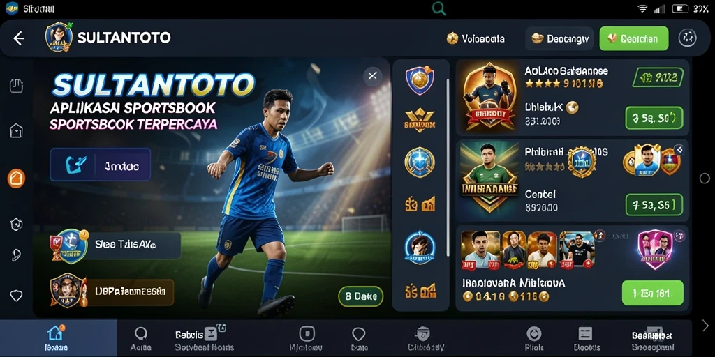 Screenshot utama SULTANTOTO menampilkan pengalaman taruhan yang seru dan interaktif.